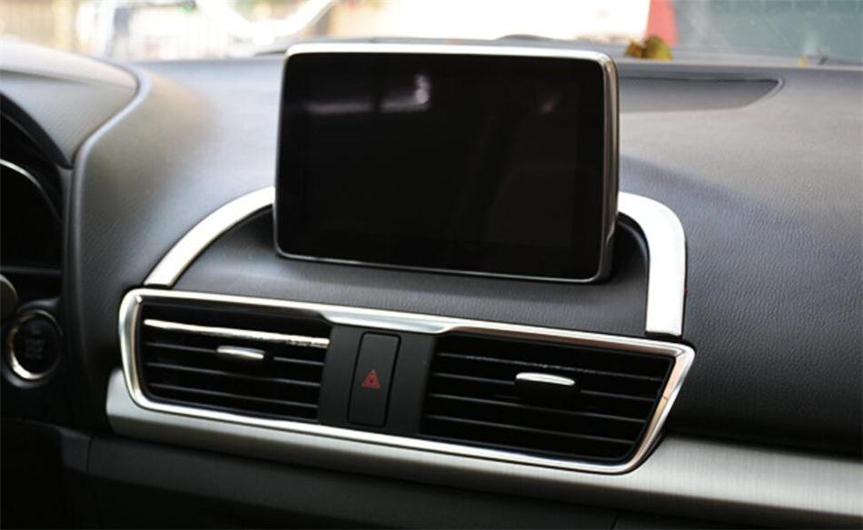 Mazda 3 BM/BN Mittelkonsole GPS Navigation Rahmen Abdeckung
