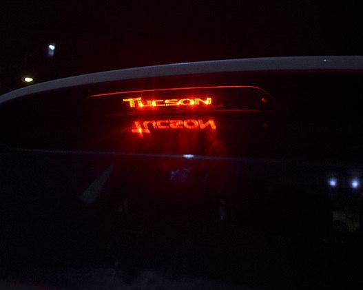 Hyundai Tucson 3 TL Edelstahl Brems Licht Leuchte Leiste Abdeckung
