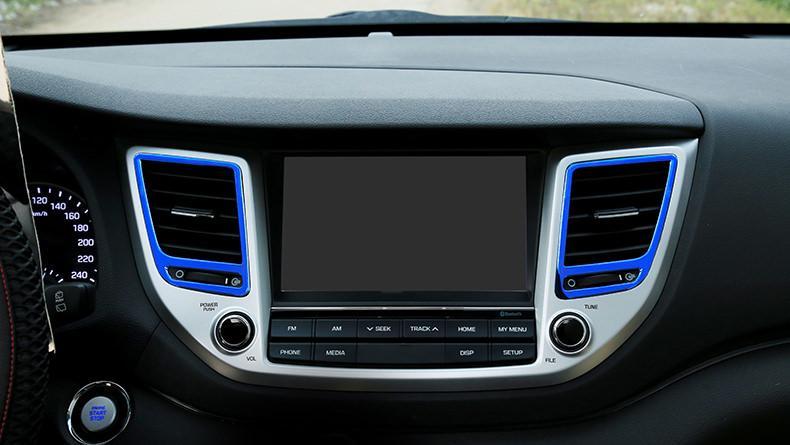Hyundai Tucson 3 TL Armaturenbrett Luftdüsen Lüftung Abdeckung Rahmen