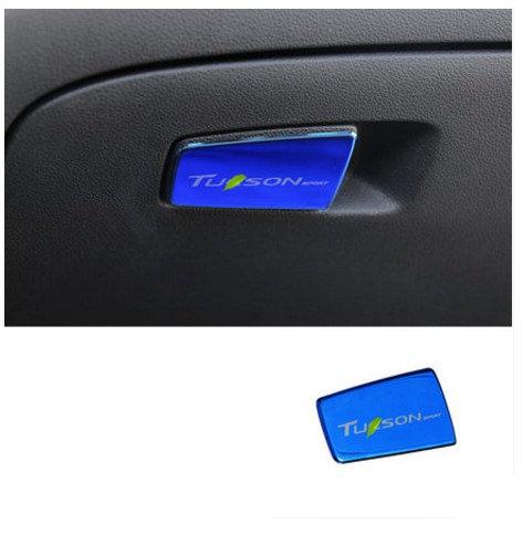 Hyundai Tucson 3 TL Blaue Dekoration Tür Armaturenbrett Rahmen Abdeckung