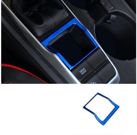 Hyundai Tucson 3 TL Blaue Dekoration Tür Armaturenbrett Rahmen Abdeckung