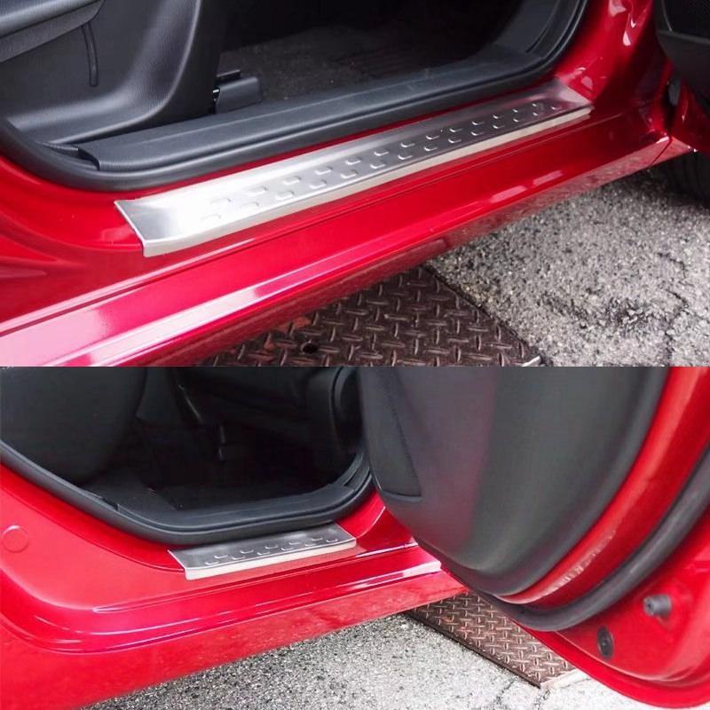 Mazda 2 DJ Türschweller Tür Leiste Fußschutz Einstiegsleisten