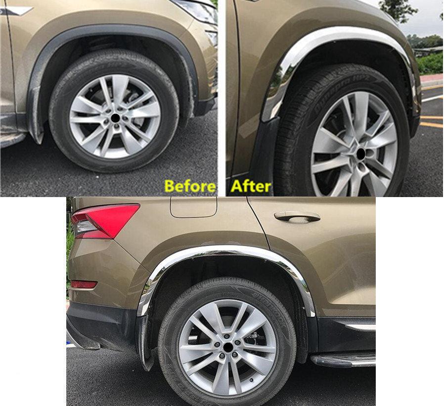 Skoda Kodiaq Fender Kotflügel Schmutzfänger Spritzschutz Schmutzlappen