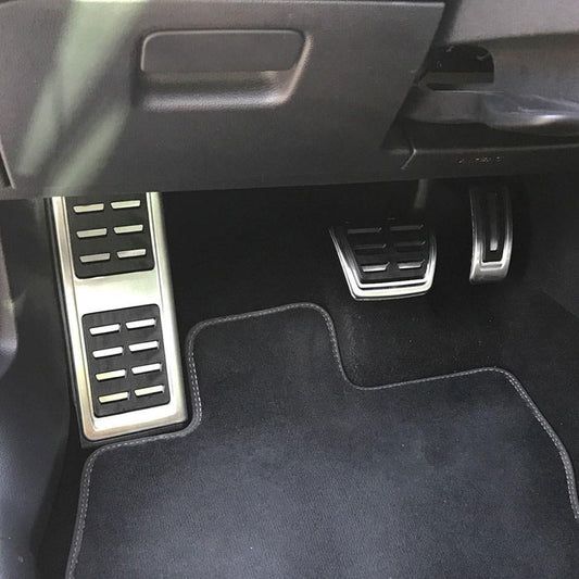Skoda Rapid Pedal Auflagen Kappen Fußstütze Fußhebel Pedale