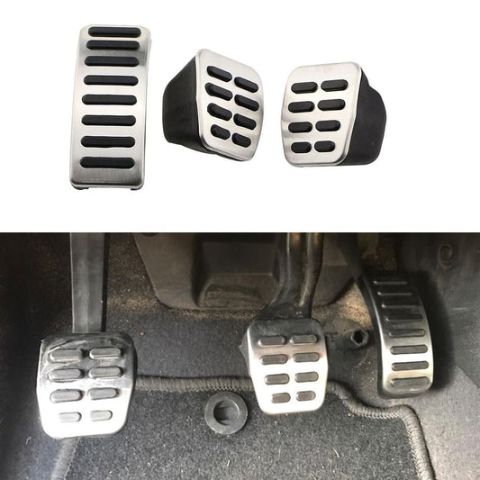 Skoda Fabia 2 Pedal Auflagen Kappen Fußstütze Fußhebel Pedale