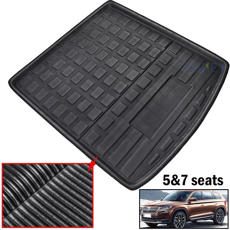 Skoda Kodiaq Kofferraum Wanne Matte Gepäckraum Einlage Schale