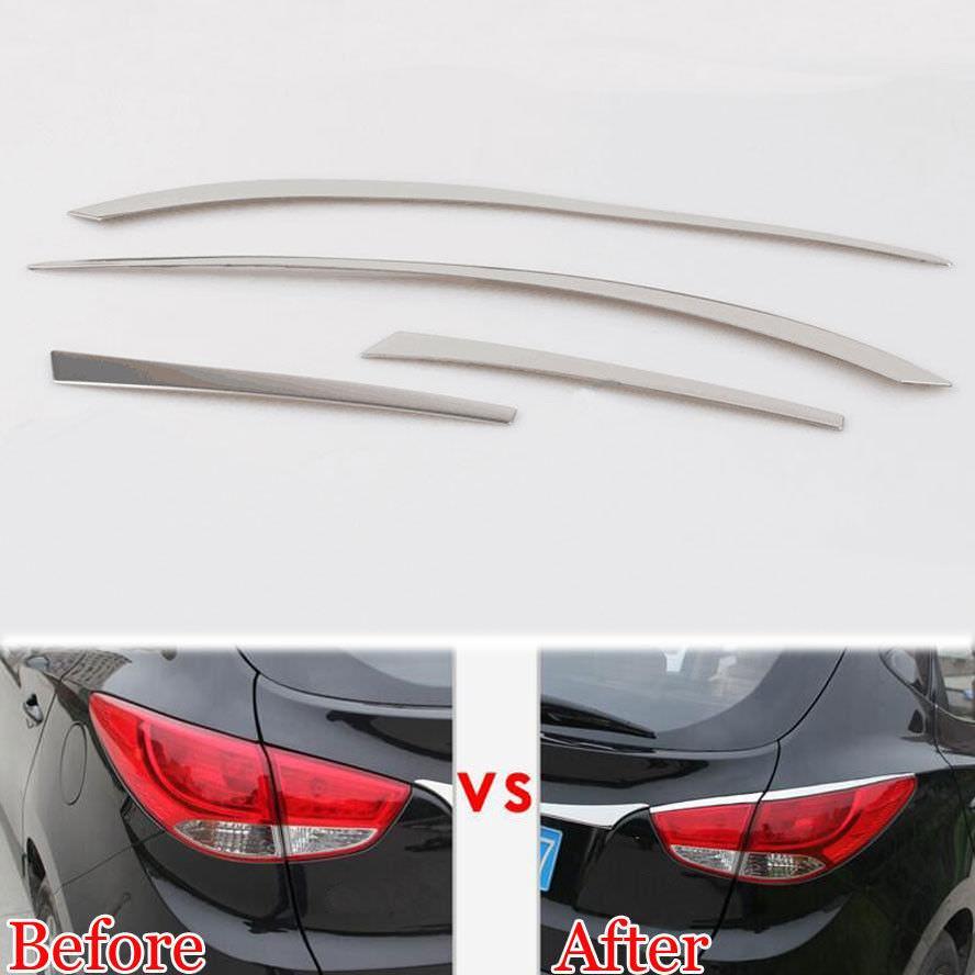 Hyundai Tucson ix35 LM Chrom Abdeckung Hinteres Licht Rückleuchte Hecklicht Leiste