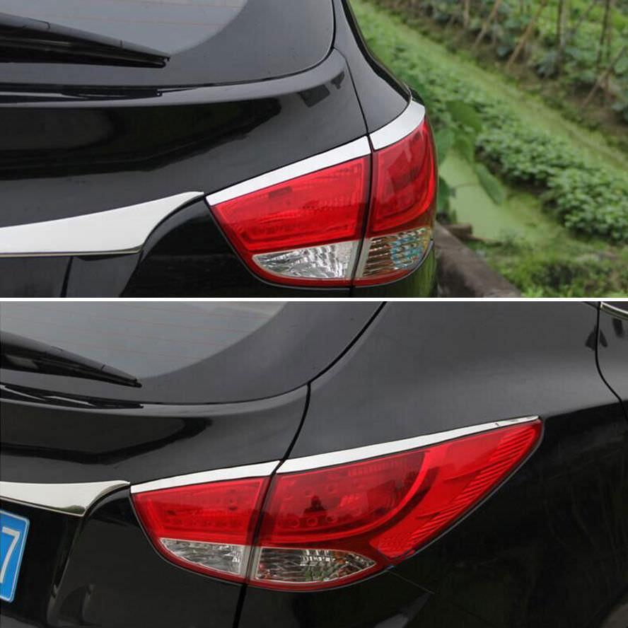Hyundai Tucson ix35 LM Chrom Abdeckung Hinteres Licht Rückleuchte Hecklicht Leiste