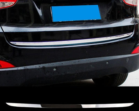 Hyundai Tucson ix35 LM Edelstahl Kofferraum Gepäckraum Abdeckung Hinten Leiste