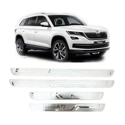 Skoda Kodiaq Dünnes Türschweller Tür Leiste Fußschutz Einstiegsleisten