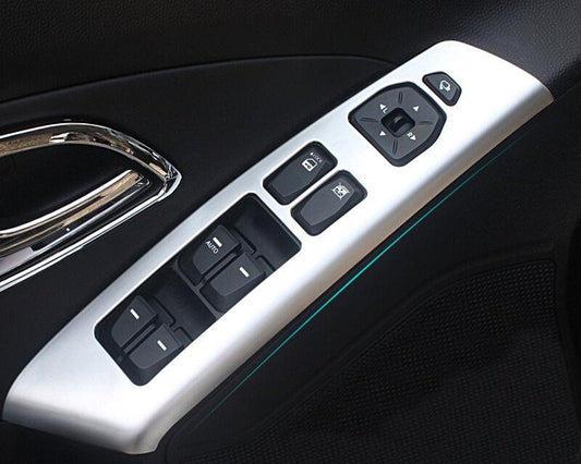 Hyundai Tucson ix35 LM Chrom Abdeckung Fenster Heber Schalter Taster Rahmen