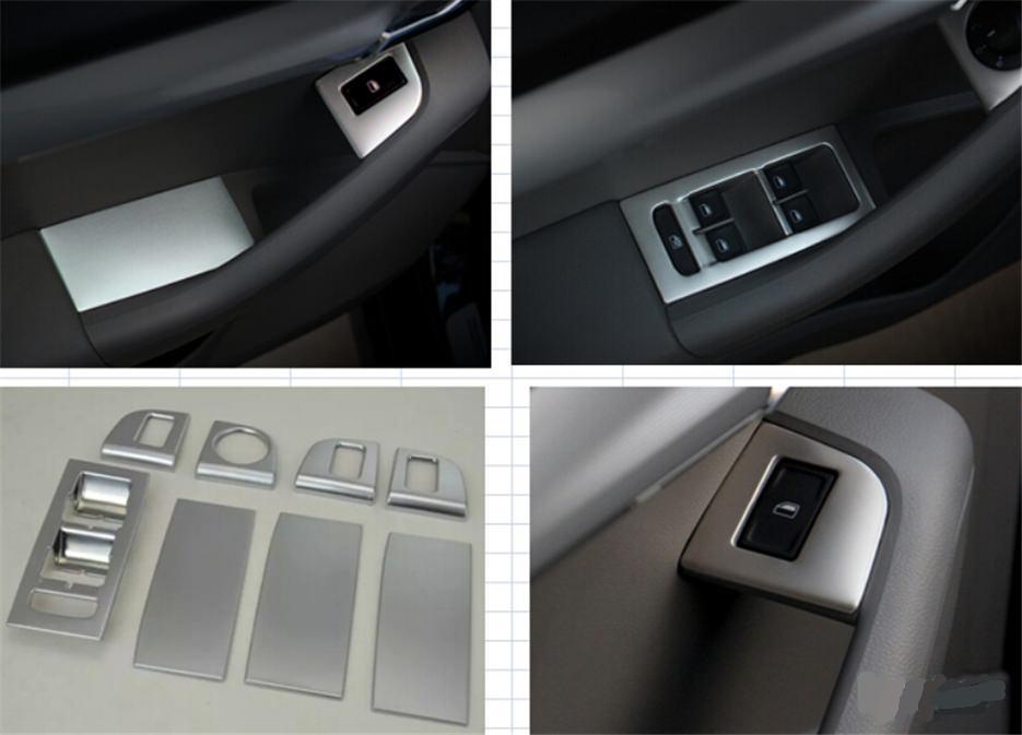 Skoda Octavia A7 Chrom Fenster Heber Schalter Taster Rahmen Abdeckung