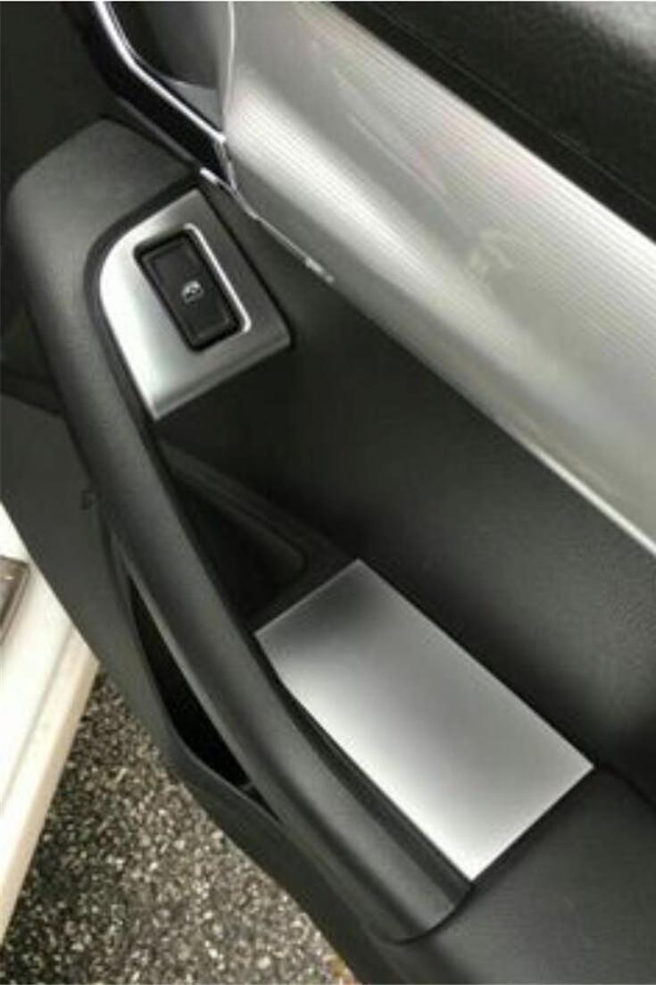 Skoda Octavia A7 Chrom Fenster Heber Schalter Taster Rahmen Abdeckung
