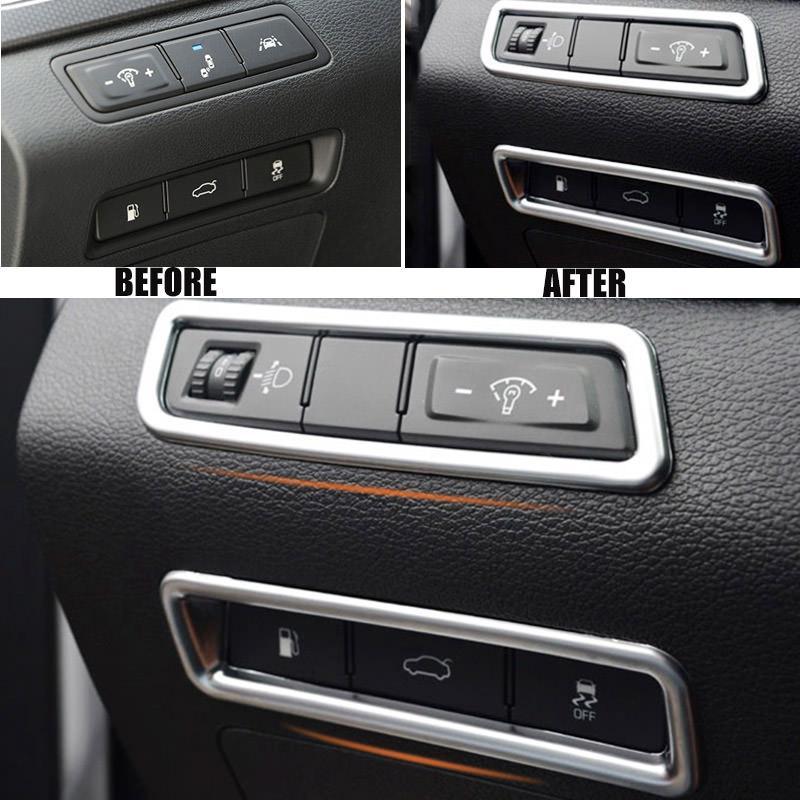 Hyundai Sonata 7 LF Chrom Licht Schalter Abdeckung Rahmen
