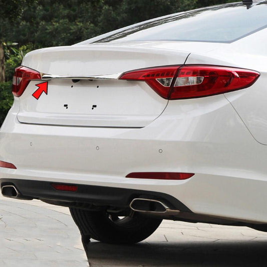 Hyundai Sonata 7 LF Chrom Kofferraum Gepäckraum Abdeckung Hinten Leiste