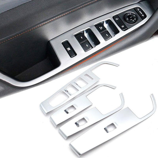Hyundai Sonata 7 LF Chrom Abdeckung Fenster Heber Schalter Taster Rahmen