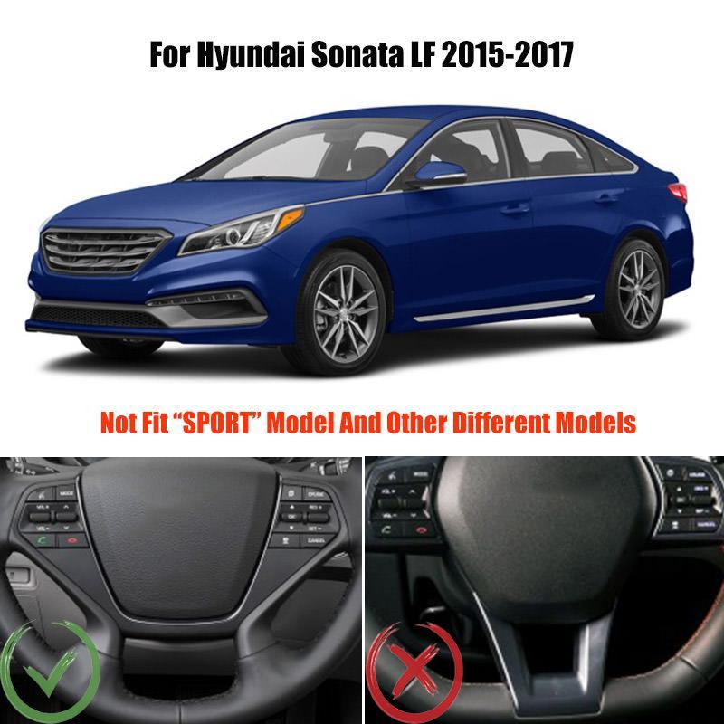 Hyundai Sonata 7 LF Chrom Lenkradbezug Lenkradhülle Abdeckung Rahmen