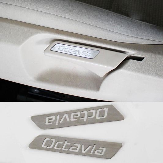Skoda Octavia A7 Emblem Logo Aufkleber Aufschrift Etikett