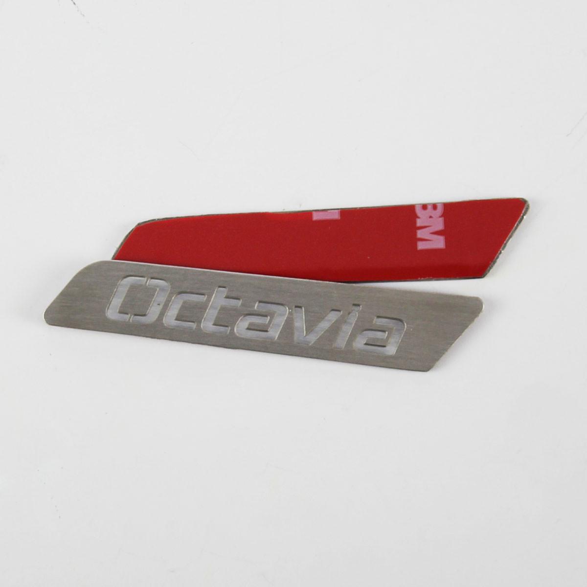 Skoda Octavia A7 Emblem Logo Aufkleber Aufschrift Etikett