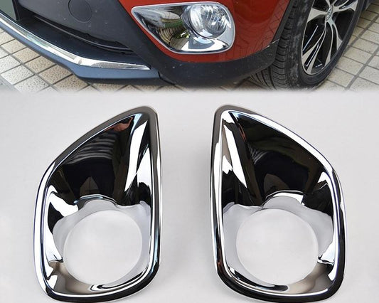 Toyota RAV4 4 XA40 Chrom Nebelscheinwerfer Licht Abdeckung Rahmen Vorne