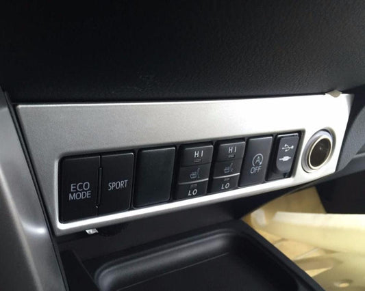Toyota RAV4 4 XA40 Chrom Zigaretten Anzünder USB Rahmen Abdeckung