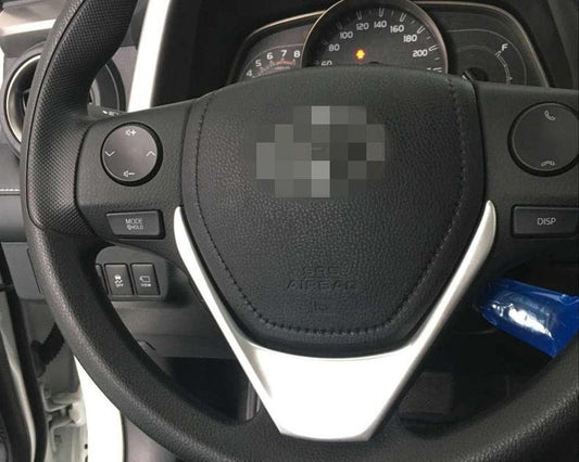 Toyota RAV4 4 XA40 Chrom Lenkradbezug Lenkradhülle Abdeckung Rahmen