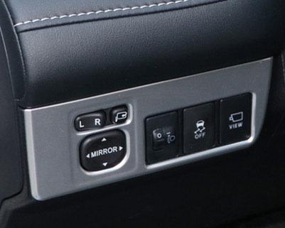 Toyota RAV4 4 XA40 Chrom Licht Schalter Abdeckung Rahmen