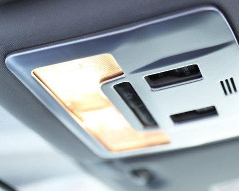 Toyota RAV4 4 XA40 Chrom Innenraumleuchte Dach Leselicht Abdeckung Rahmen