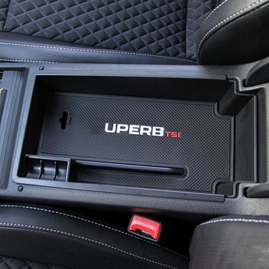 Skoda Superb 3 B8 Mittelkonsole Armlehne Aufbewahrungs Box Kiste Lagerung Ablage