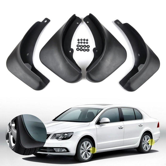 Skoda Superb 2 B6 Fender Kotflügel Schmutzfänger Spritzschutz Schmutzlappen