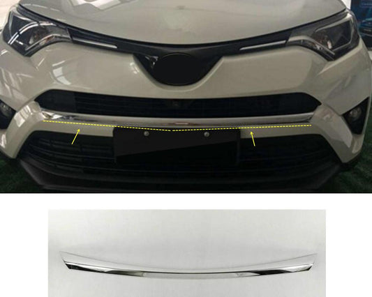 Toyota RAV4 4 XA40 Chrom Stossleiste Kühlergrill Vorne Leiste Abdeckung