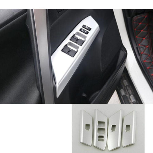 Toyota RAV4 4 XA40 Chrom Abdeckung Fenster Heber Schalter Taster Rahmen