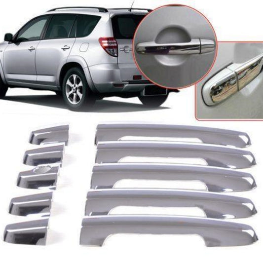 Toyota RAV4 3 XA30 Chrom Außen Türgriff Schalen Mulden Tür Kappen Abdeckung