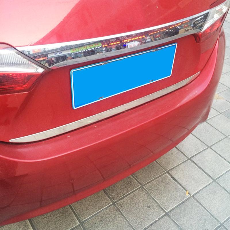 Toyota Corolla E170 Chrom Kofferraum Gepäckraum Abdeckung Hinten Leiste