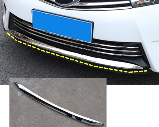 Toyota Corolla E170 Chrom Stoßfänger Zierleiste Stoßstange Schutz Vorne