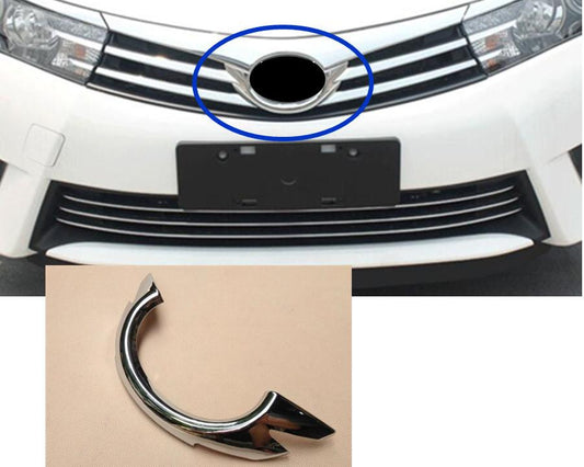 Toyota Corolla E170 Chrom Logo Vorne Kühlergrill Abdeckung Rahmen
