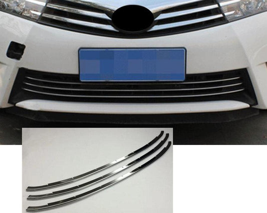Toyota Corolla E170 Chrom Stossleiste Kühlergrill Vorne Leiste Abdeckung