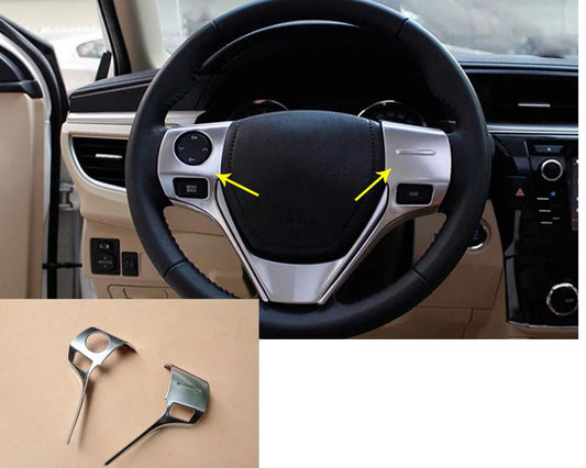 Toyota Corolla E170 Chrom Lenkradbezug Lenkradhülle Abdeckung Rahmen