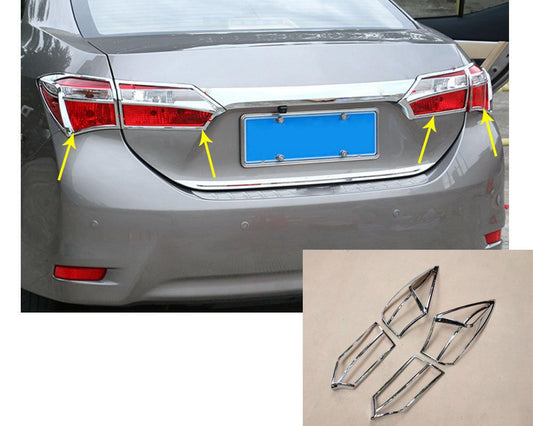 Toyota Corolla E170 Chrom Abdeckung Hinteres Licht Rückleuchte Hecklicht