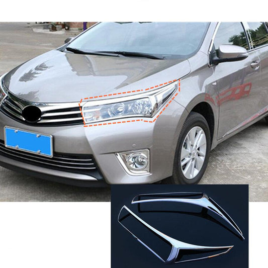 Toyota Corolla E170 Chrom Licht Leuchte Scheinwerfer Vorne Abdeckung