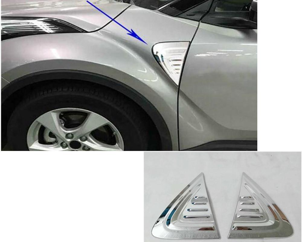 Toyota C-HR Chrom Seitenblinker Rahmen Abdeckung