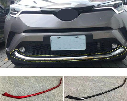 Toyota C-HR Chrom Carbon Stossleiste Kühlergrill Vorne Leiste Abdeckung