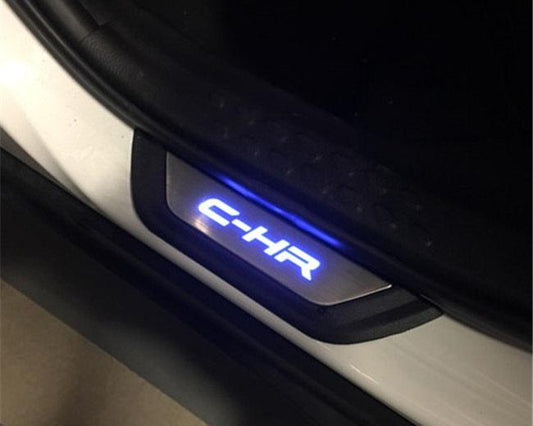 Toyota C-HR LED Einstiegs Leisten Tür Schweller Auflage Abdeckung