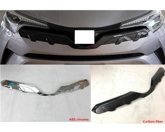 Toyota C-HR Chrom Carbon Logo Kühlergrill Vorne Leiste Abdeckung