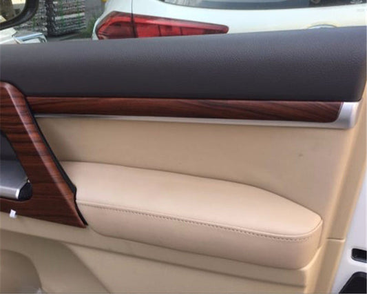 Toyota Land Cruiser J200 Chrom Holz Imitation Tür Innen Leiste Abdeckung
