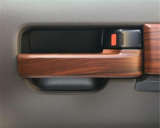 Toyota Land Cruiser J200 Chrom Holz Imitation Türgriff Innen Abdeckung