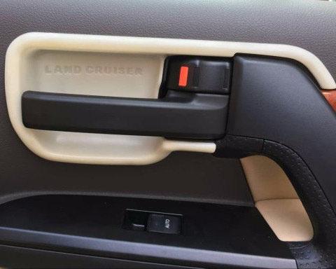 Toyota Land Cruiser J200 Chrom Holz Imitation Türgriff Innen Abdeckung Rahmen
