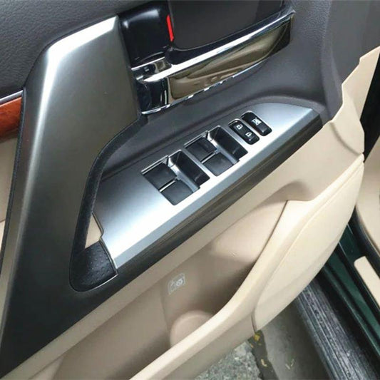 Toyota Land Cruiser J200 Chrom Abdeckung Fenster Heber Schalter Taster Rahmen