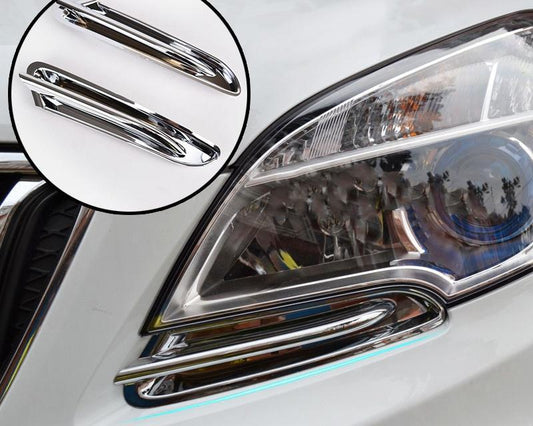 Opel Mokka Chrom Licht Leuchte Scheinwerfer Vorne Abdeckung
