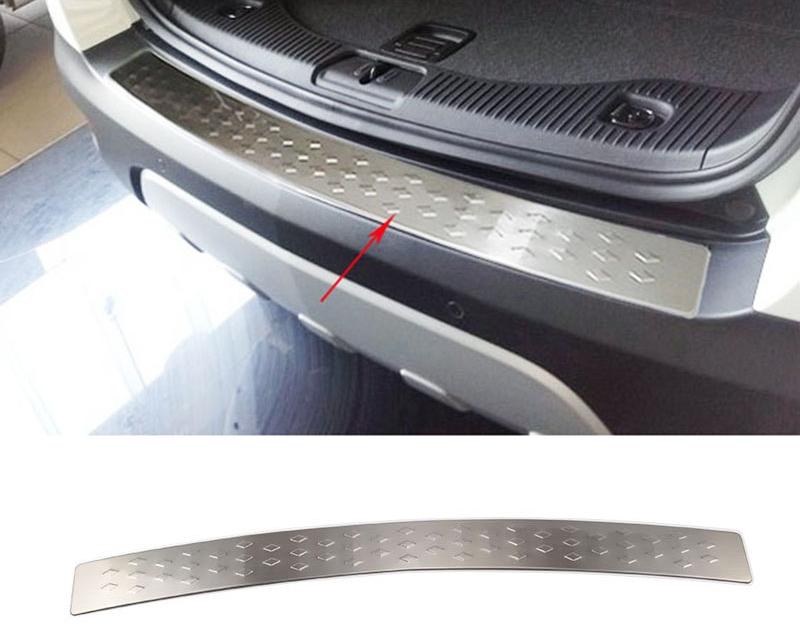 Opel Mokka X Edelstahl Ladekantenschutz Abkantung Stoßstange Schutz